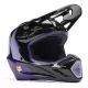 Casque Cross Fox V3 Drip Noir Pur Violet