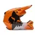 Casque Cross Fox V1 Shield Flo Orange Noir