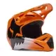 Casque Cross Fox V1 Shield Flo Orange Noir