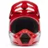Casque Cross Fox V1 Shield Flo Rouge Noir