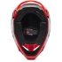 Casque Cross Fox V1 Shield Flo Rouge Noir