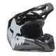 Casque Cross Fox V1 Shield Noir Blanc