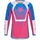 Maillot Cross Enfant Fox 180 Collect Bleu Rose Blanc