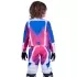 Maillot Cross Enfant Fox 180 Collect Bleu Rose Blanc