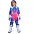 Maillot Cross Enfant Fox 180 Collect Bleu Rose Blanc