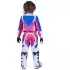 Maillot Cross Enfant Fox 180 Collect Bleu Rose Blanc