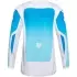 Maillot Cross Enfant Fox Girls 180 Shield Bleu Blanc