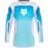 Maillot Cross Enfant Fox Girls 180 Shield Bleu Blanc