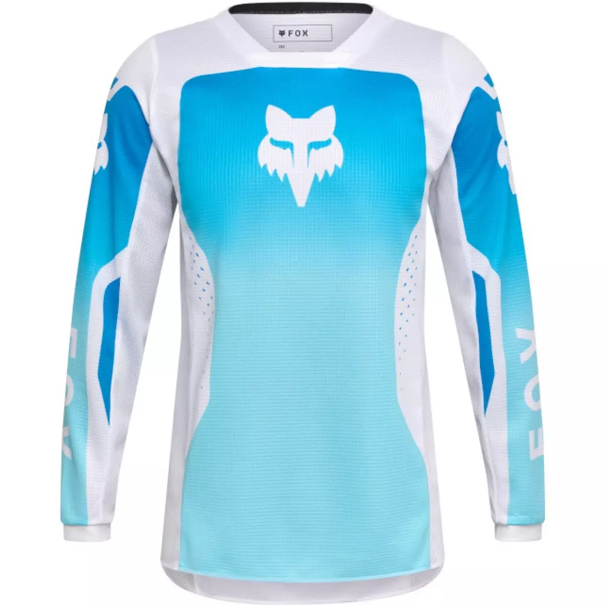 Maillot Cross Enfant Fox Girls 180 Shield Bleu Blanc