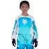 Maillot Cross Enfant Fox Girls 180 Shield Bleu Blanc