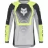 Maillot Cross Enfant Fox 180 Collect Gris Jaune Fluo Noir