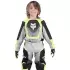 Maillot Cross Enfant Fox 180 Collect Gris Jaune Fluo Noir