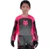 Maillot Cross Enfant Fox Girls Junior 180 Shield Noir Rose