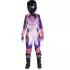 Maillot Cross Femme Fox 180 Collect Rose Violet Blanc