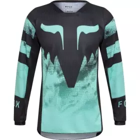 Maillot Cross Enfant Fox 180 Kairos Turquoise Noir