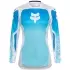 Maillot Cross Femme Fox 180 Shield Blanc Bleu