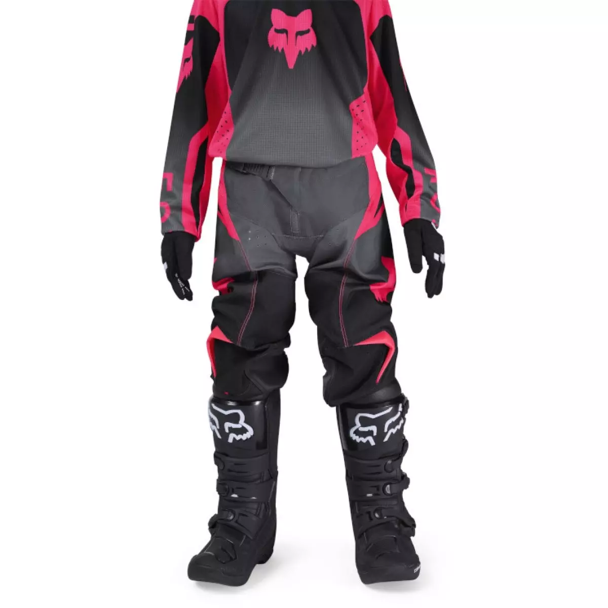 Pantalon Cross Enfant Fox 180 Shield Girls Junior Noir Rose