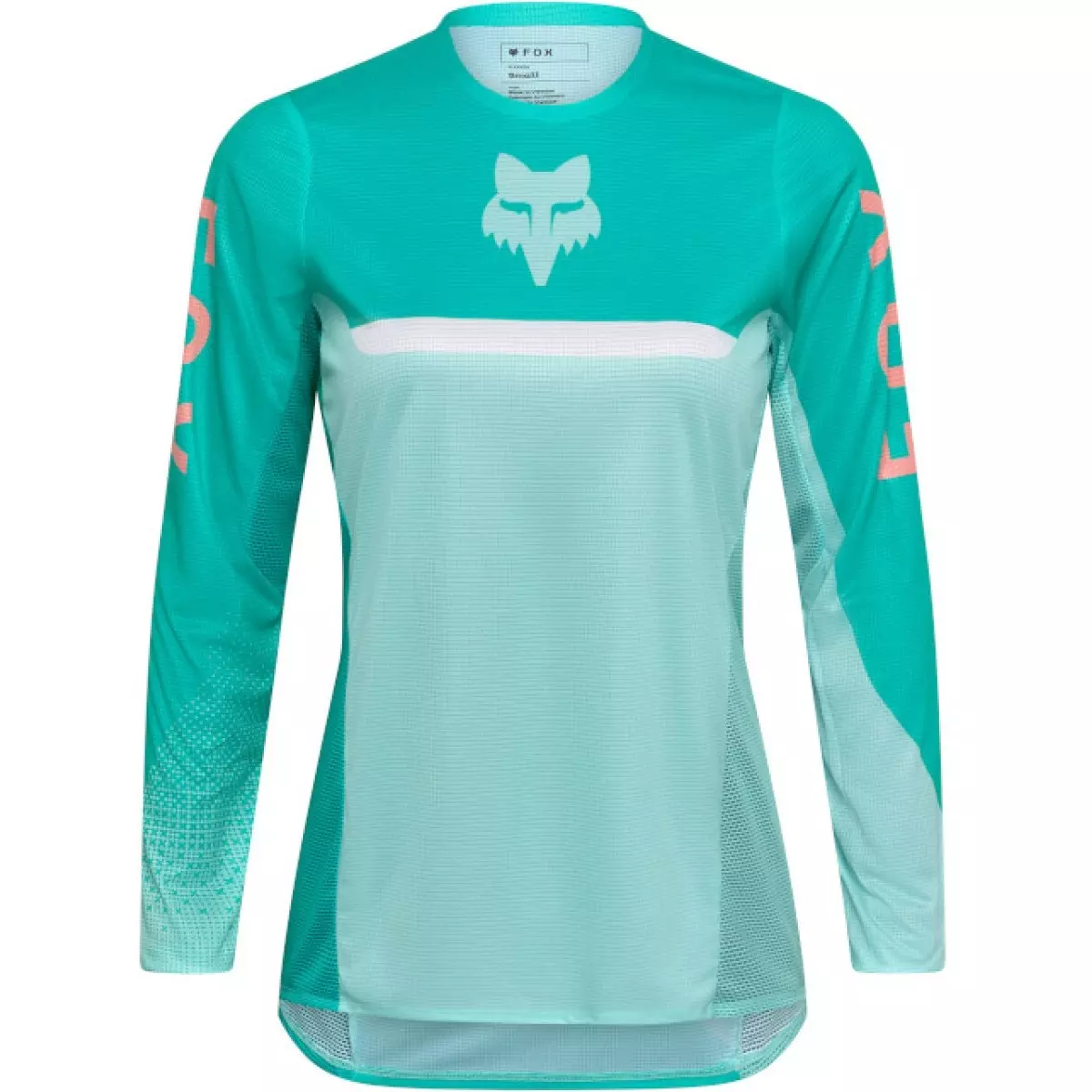 Maillot Cross Femme Fox Flexair Fracture Bleu Acqua