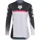 Maillot Cross Femme Fox Flexair Fracture Blanc Noir