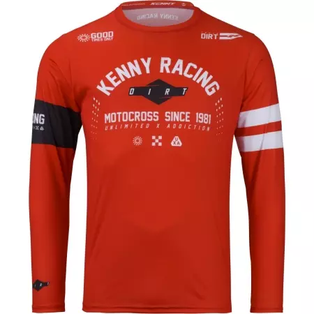 Maillot Cross Kenny Track Dirt Rouge
