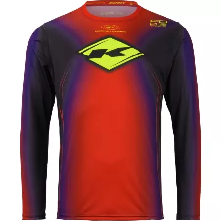 Maillot Cross Kenny Track Focus Rouge Noir