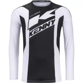 Maillot Cross Kenny Track Zoom Noir Blanc