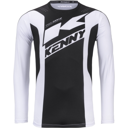 Maillot Cross Kenny Track Zoom Noir Blanc
