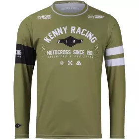 Maillot Cross Kenny Track Dirt Kaki