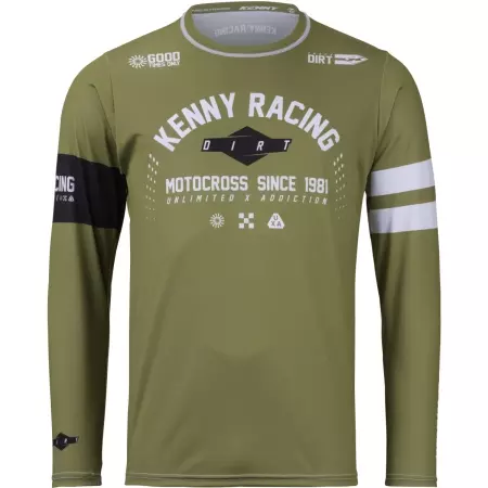 Maillot Cross Kenny Track Dirt Kaki