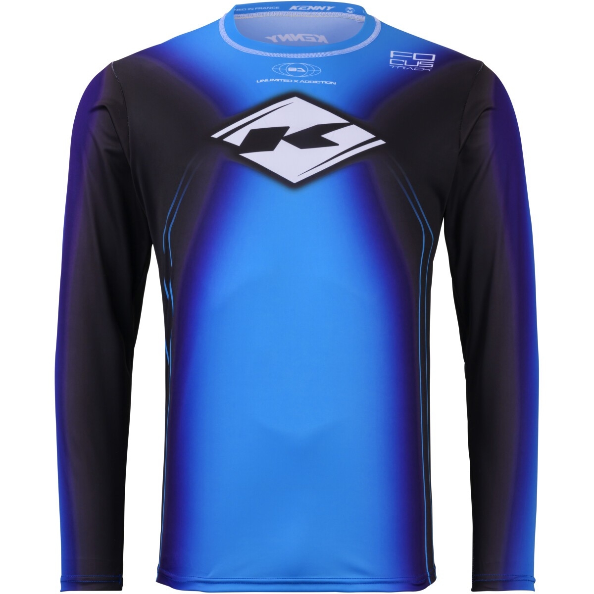 Maillot Cross Kenny Track Focus Bleu