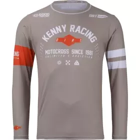 Maillot Cross Kenny Track Dirt Beige Noir