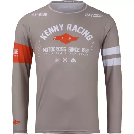 Maillot Cross Kenny Track Dirt Beige Noir