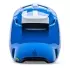 Casque Cross Enfant Fox V1 Shield Bleu