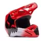 Casque Cross Enfant Fox V1 Shield Rouge Fluorescent