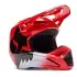 Casque Cross Enfant Fox V1 Shield Rouge Fluorescent