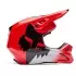 Casque Cross Enfant Fox V1 Shield Rouge Fluorescent