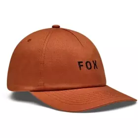 Casquette Fox Wordmark Adjustable Marron Cognac