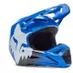 Casque Cross Enfant Fox V1 Shield Bleu