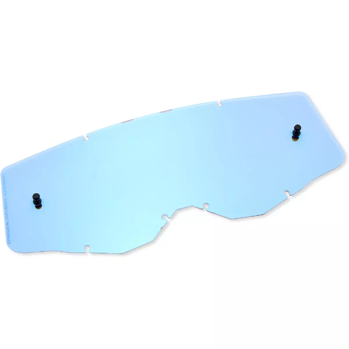 Écran Enfant Lexan Fox Mx24 Pour Masque Main Bleu Miroir