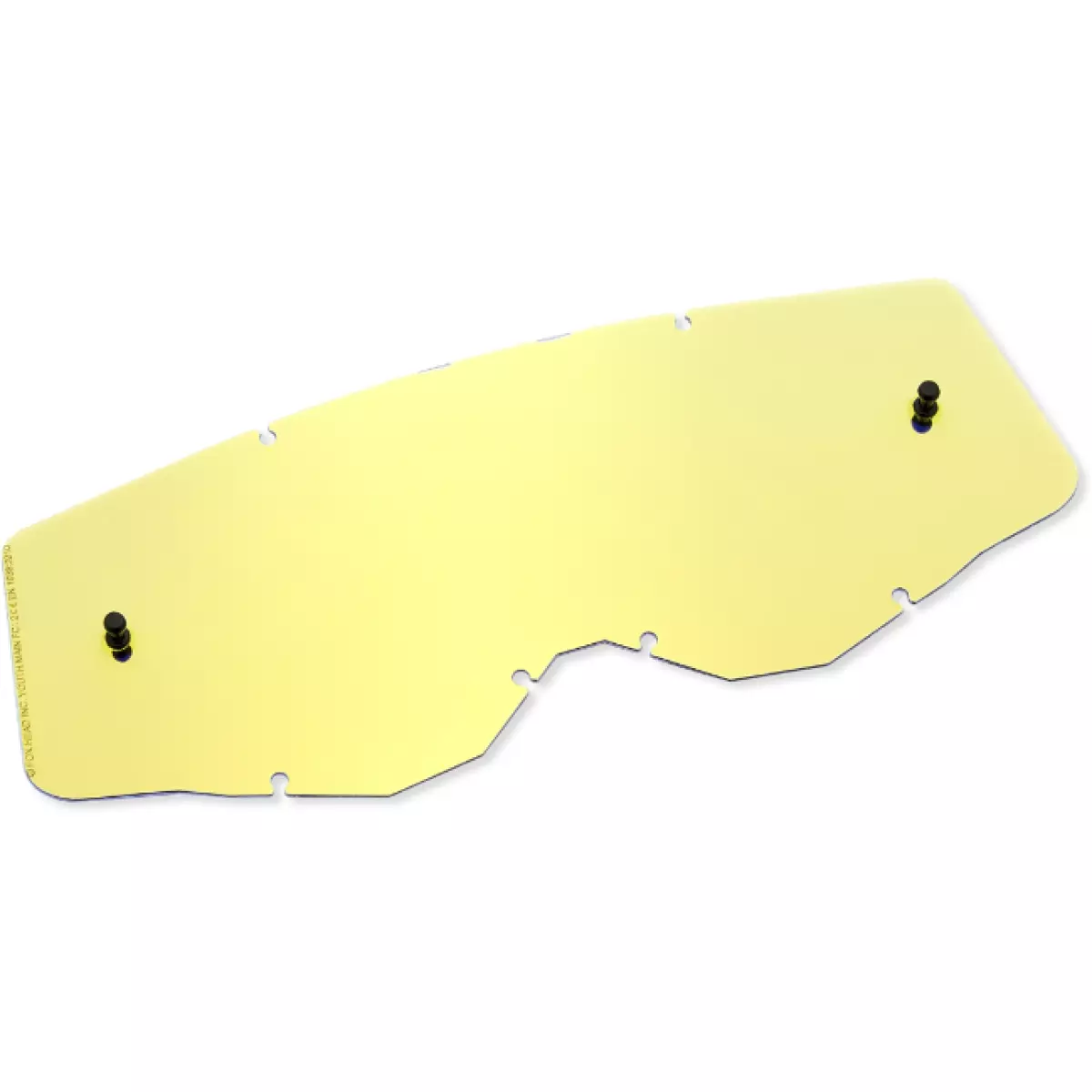 Écran Enfant Lexan Fox Mx24 Pour Masque Main Or Miroir