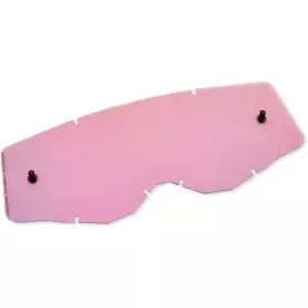 Écran Enfant Lexan Fox Mx24 Pour Masque Main Rouge Miroir