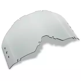 Écran De Rechange Fox Mx24 Système Roll Off 45mm Masques Airspace Ou Main Gris Clair