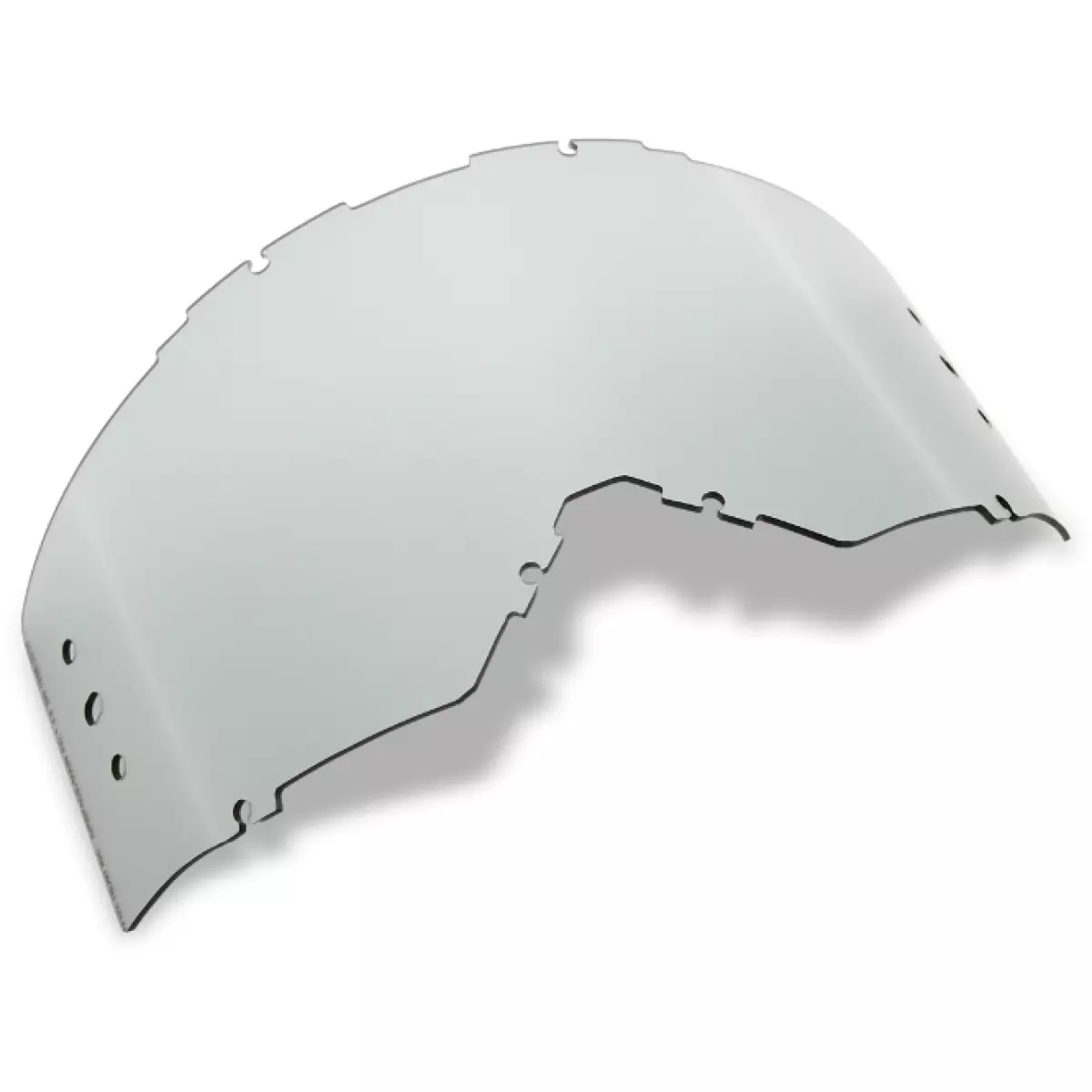 Écran De Rechange Fox Mx24 Système Roll Off 45mm Masques Airspace Ou Main Gris Clair