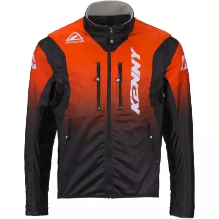 Veste Kenny Softshell Enduro Orange Noir