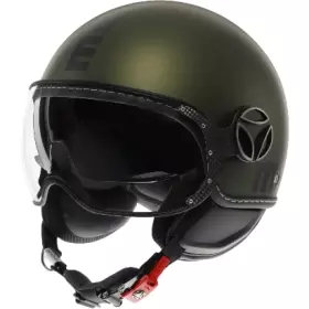 Casque Momo Design Fighter Evo Mono Vert Noir Mat