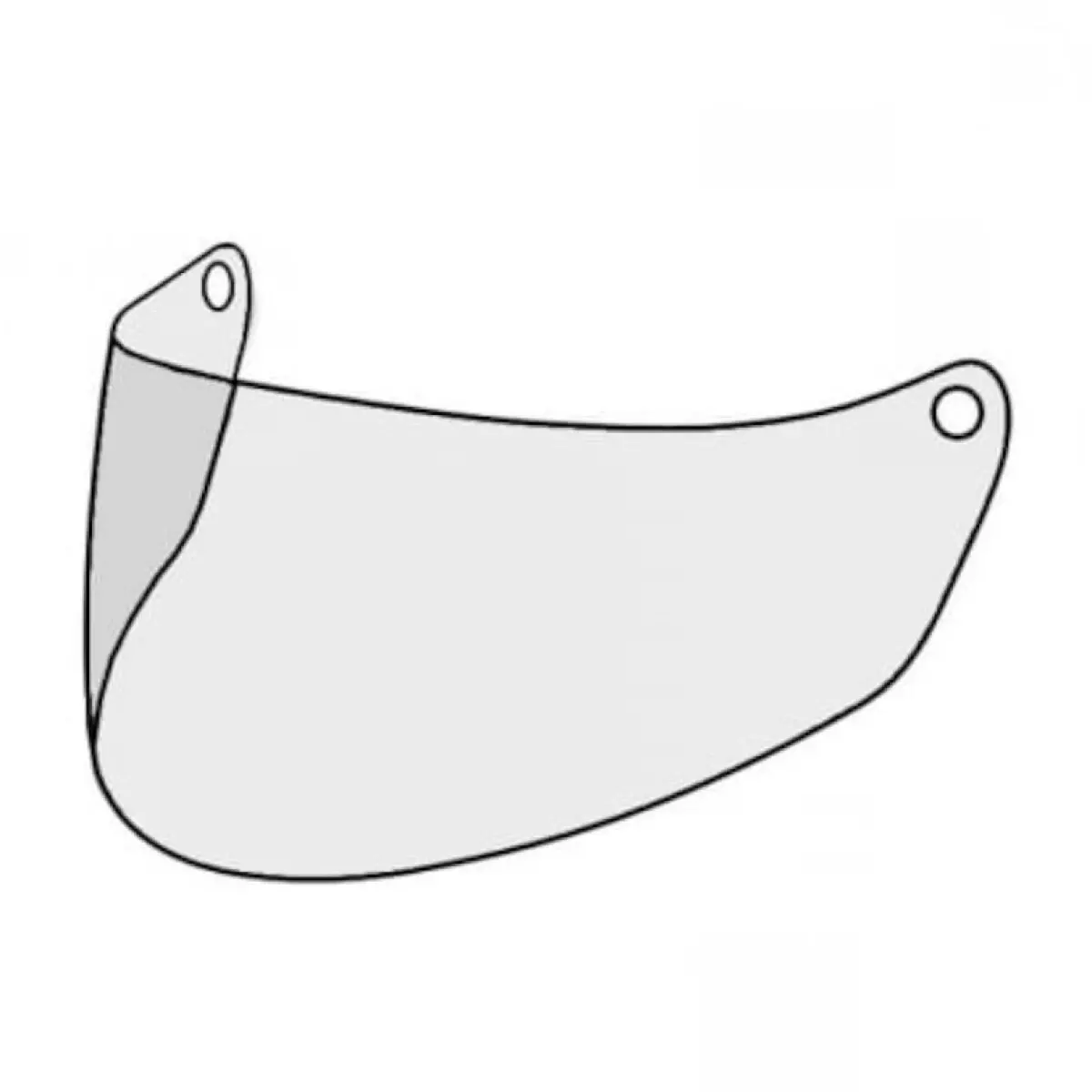 Visière MT Helmets Genesis SV MT-V-25B Incolore