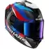 Casque Shark Spartan GT Pro Carbon Replica Guintoli 25 Bleu Noir Rouge.