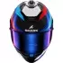 Casque Shark Spartan GT Pro Carbon Replica Guintoli 25 Bleu Noir Rouge.