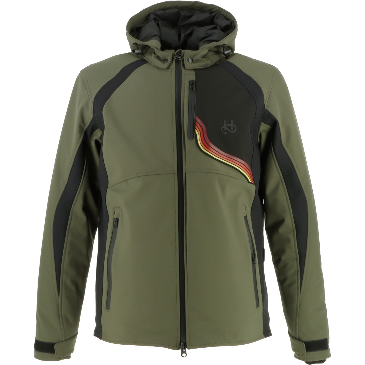 Blouson Helstons Jump Kaki Noir