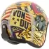 Casque Helston Von Dutch Big Cat Jaune Brillant